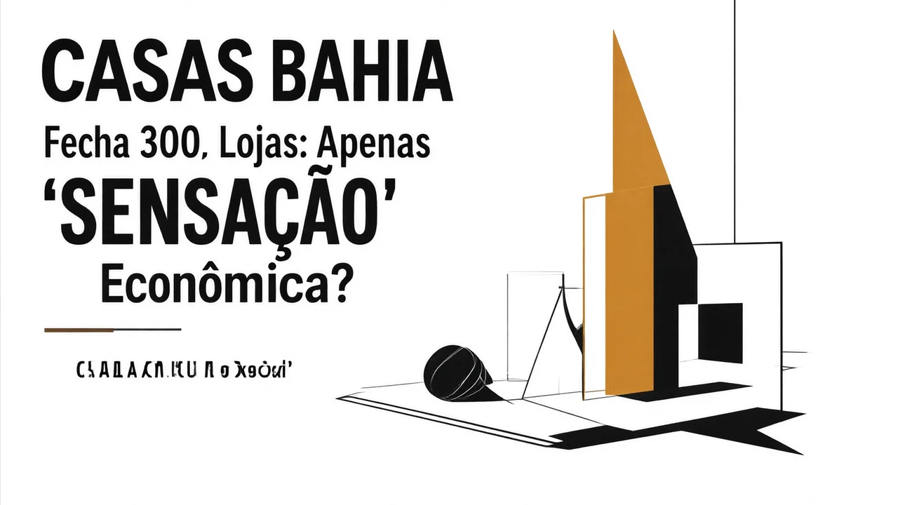CASAS BAHIA Fecha 300 Lojas: Apenas 'SENSAÇÃO' Econômica?